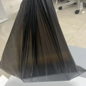 Disposable PE Mesh Side Gusset Heat Seal Gravure Printed Trash Bags, 5, 10, and 20 Lb, for Home, Kitchen, and Yard Waste