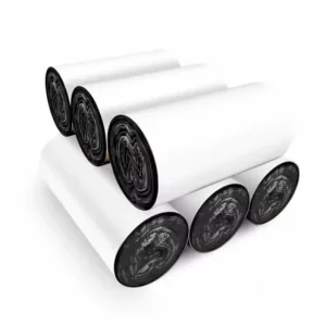 Disposable PE Plastic Drawstring Bags with Embossing for Supermarket Use Multi-Size