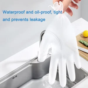 Disposable PVC Dustproof Gloves in Box Food Contact Grade Catering Baking Household Cleaning Beauty