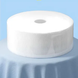 Disposable Pearl Cotton Face Towel Roll Anti allergy Free Sample Customized White Non woven Eco Friendly Adult Use