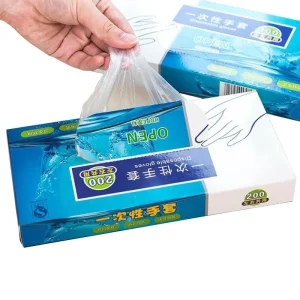 Disposable Plastic Household Gloves for Kitchen and Restaurant Food Use