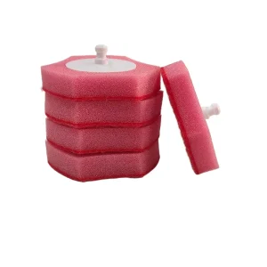 Disposable Polyester Toilet Brush Head Sponge Scouring Pads