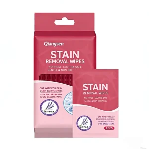 Disposable Portable Stain Remover Wipes for Clothes