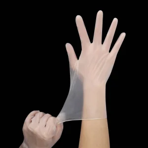 Disposable Powder-Free PVC Vinyl Gloves Transparent Thin Cleaning Gloves