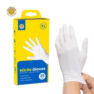 Disposable Powder-Free Puncture-Resistant Nitrile Gloves for Factory, Home, and Restaurant Use