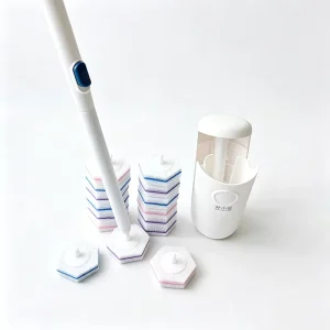 Disposable Pre-Loaded Flushable Toilet Brush Refill Sponges
