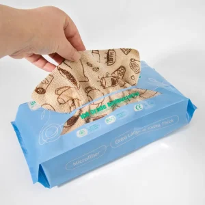 Disposable Removable Rags Kitchen Dishwashing Towel Strong Absorption Dish Cloth Microfiber Cleaning Cloth in Bags