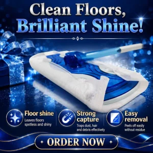 Disposable Soft Multipurpose 100% Polyester Mop for Floor Cleaning in Kitchen Bathroom and Study Room