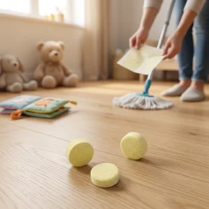 Disposable Solid Effervescent Floor Cleaning Tablets Concentrated Formula