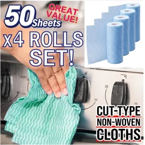 Disposable Spunlace Nonwoven Fabric Kitchen Dishwashing Cleaning Cloths