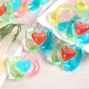 Disposable Sustainable 3 in 1 Laundry Pods for Baby Clothes Cleaning OEM Brand Liquid Detergent 49s Dissolution