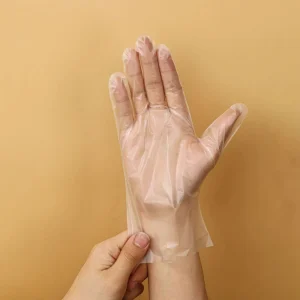 Disposable Thick Waterproof Powder-Free Food-Grade TPE Gloves 100 Pieces per Box for Kitchen and Household Use