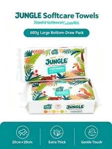 Disposable Viscose Cleansing Towel 200g Pack Hanging Wall-Mounted Bottom-Pull Face Wipes for Beauty Salon and Spa