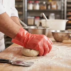 Disposable Waterproof Medium Thickness TPE Food Grade Kitchen Dishwashing Cleaning Household Plastic Gloves