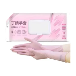 Disposable Waterproof Nitrile Household Gloves, Anti-Slip, Oil-Resistant, Anti-Heat, Cut-Proof