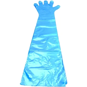 Disposable Waterproof PE Long Sleeve Household Cleaning and Dishwashing Gloves