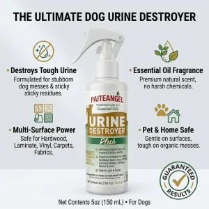 Dog Urine Destroyer Plus 150ml Pet Stain and Odor Eliminator for Carpet and Hardwood Floors