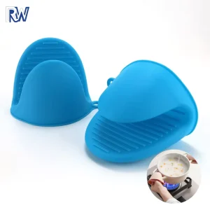Dotted Silicone Thickened Heat Resistant Oven Gloves for Kitchen Microwave and Baking Use