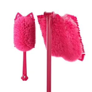 Double-Effect Disposable Duster with Detachable Extension Rod for Ceiling Fans, AC Units, and Cobweb Cleaning