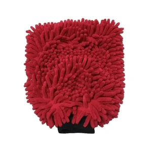 Double-Faced Microfiber Chenille Car Wash Mitt for Car Cleaning and Waxing