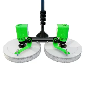 Double Heads AC Power Version 3.5 Meter Telescopic Solar Panel Cleaning Brush Machine with Water Fed