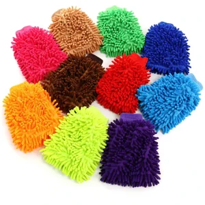 Double-Sided Car Wash Gloves for Motorcycles and Vehicles