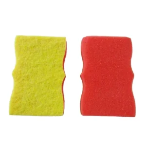 Double-Sided Dishwashing Scrub Sponge Heavy-Duty Scouring Pad