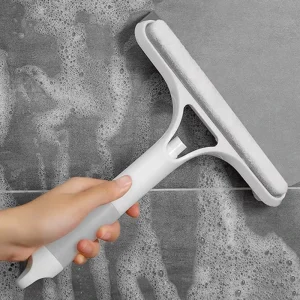 Double-Sided Glass Wiper Spray Mop with Spray Bottle