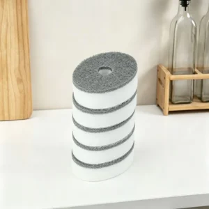 Double-Sided Kitchen Scouring Pad Scrub Foam Cleaning Sponge