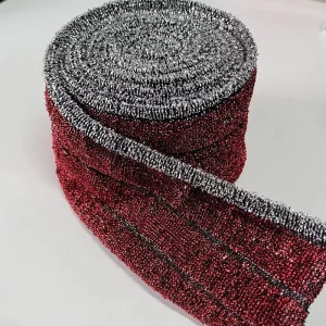 Double-Sided Kitchen Scrubber Pad, Fabric Heavy-Duty Scouring Sponge Material
