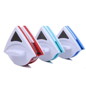 Double-Sided Magnetic Window Cleaner Brush and Squeegee