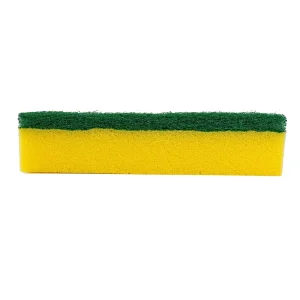 Double-Sided Square Commercial Scouring Sponge Dishwashing Pads 14.5×7.5cm for Kitchen and Pot Scrubbing Reusable