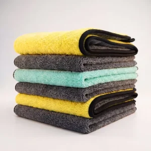 Double-Sided Thickened Quick-Dry Microfiber Car Detailing Cleaning Cloth