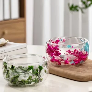 Double Wall High Borosilicate Glass Modern BPA Free Food Safe Reusable Transparent Dishwasher Microwave Safe Coffee Mug Home