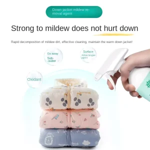 Down Jacket Mold Remover Mold Spot Elimination Spray for Clothing