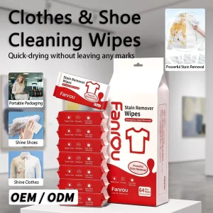 Down Jacket Stain Remover Wipes for Clothing Oil and Dirt Removal