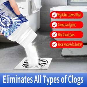 Drain Cleaner Powder Pipe Dredging Agent for Kitchen Toilet Sewer Clog Remover Unclogger