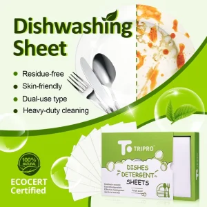 Drain Cleaner Sheets & Tablets Disposable Eco Friendly Fully Biodegradable Dishwashing Detergent with Deodorizing Effect