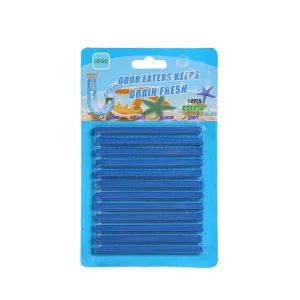 Drain Cleaner Sticks Solid Pipe Cleaning Deodorizer Kitchen Sink Grease Remover Anti Clog Drain Stick for Bathroom Toilet