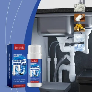 Drain Cleaner for Bathroom and Kitchen Pipes, Unclogging and Dirt Removal