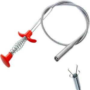 Drain Cleaning Snake Tool for Toilets, Showers, Sinks, Bathtubs, and Gutters