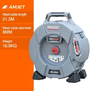 Drain Cleaning for Professionals Professional Plumbing Tools Flexible Drain Auger Shaft Plumbing Inspection