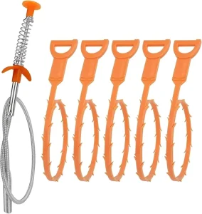 Drain Clog Remover for Toilet Kitchen Sink and Bathtub Hair and Blockage Remover