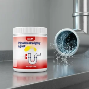 Drain Pipeline Dredging Powder with 15%-30% Active Ingredient for Kitchen Toilet Floor and Sink Pipes