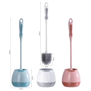 Drip-Proof Easy-Assemble Toilet Bowl Cleaning Brush Kit
