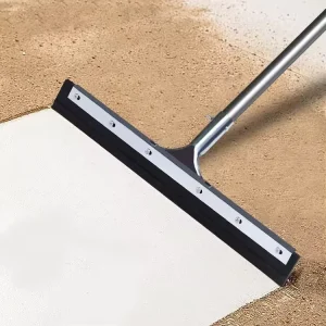 Dry Wet Room Floor Squeegee Heavy Duty Telescopic Metal Silicone Shower Cleaning Water Foam Hair Water Push Alloy Pole Bathroom