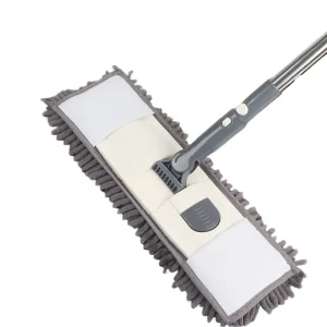 Dry and Wet Use Water Absorbent Chenille Flat Mop