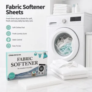 Dryer Softener Sheets for Apparel Long Lasting Scent Fabric Anti static Wrinkle Removal Non harmful