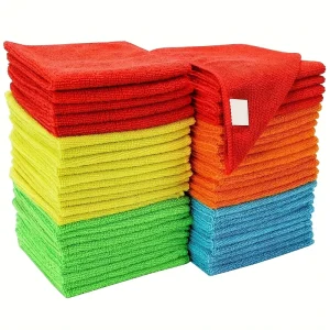 Drying Cloth Microfiber Warp Knitting Fleece Polyester Eco Friendly Soft Quick Dry Lint Free Kitchen Bathroom Car Daily Cleaning
