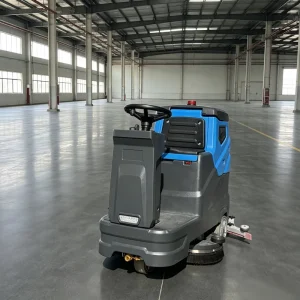 Dual-Disc 24V 100Ah Battery Ride-On Commercial Floor Scrubber for Epoxy Floors
